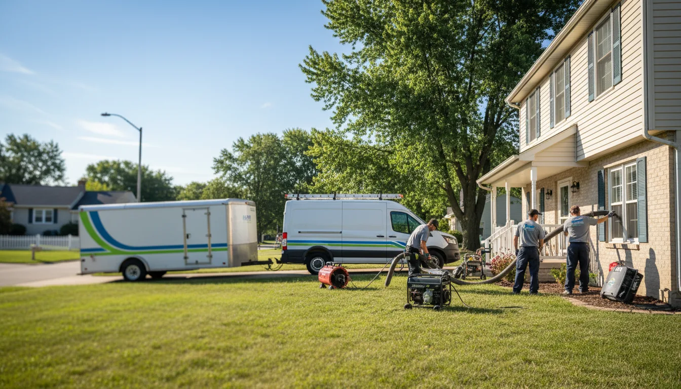Flooded Basement Restoration And Cleanup With Repair in Leopold, IN near me